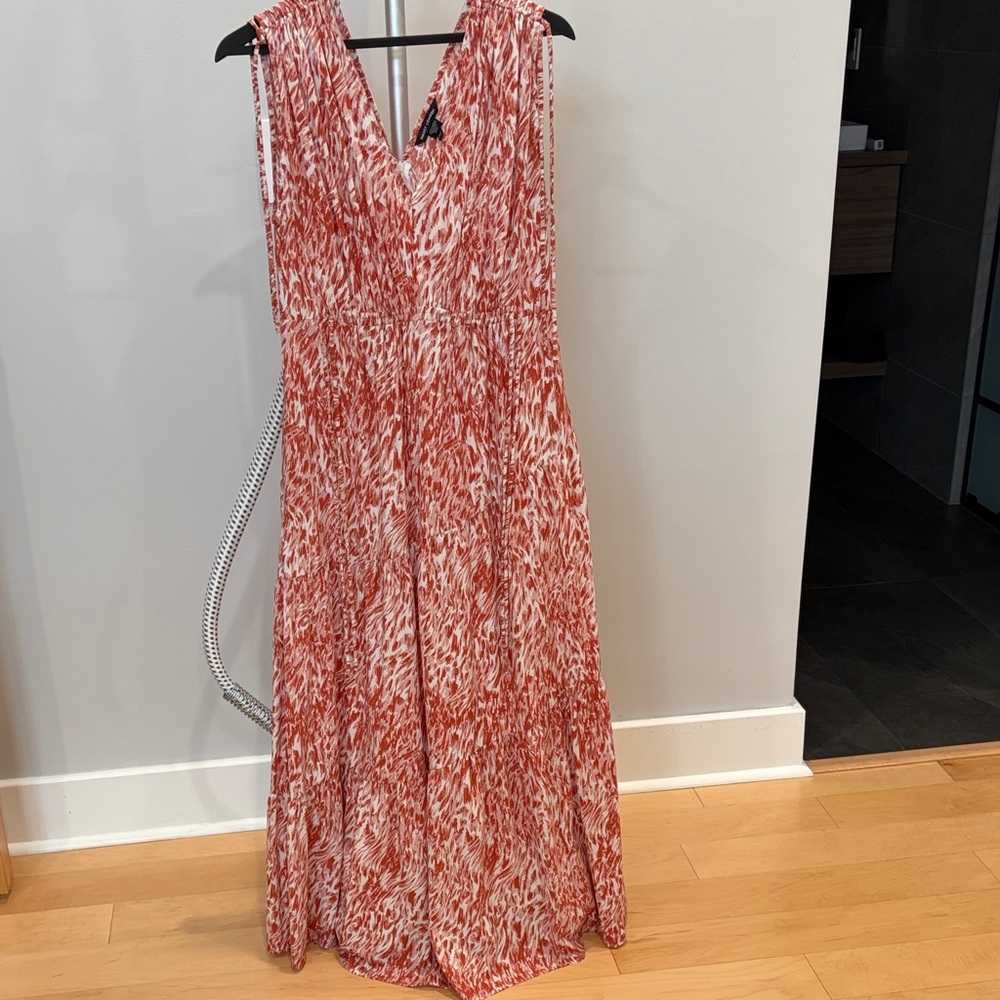 Casual Clay Patterned Women's Maxi Dress